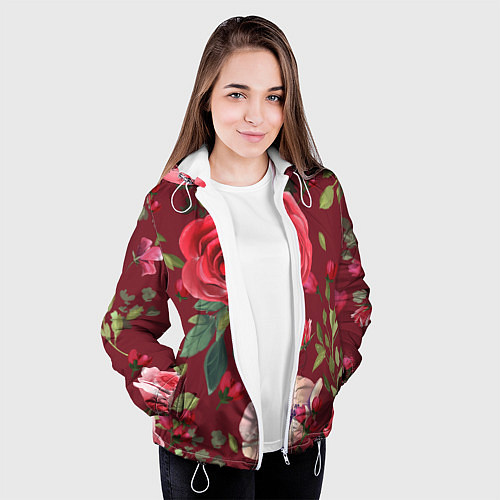 Женская куртка Rose / 3D-Белый – фото 3