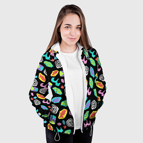 Женская куртка Очень странные дела / 3D-Белый – фото 3