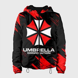 Куртка с капюшоном женская Umbrella Corporation, цвет: 3D-черный