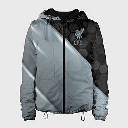 Куртка с капюшоном женская Liverpool FC, цвет: 3D-черный