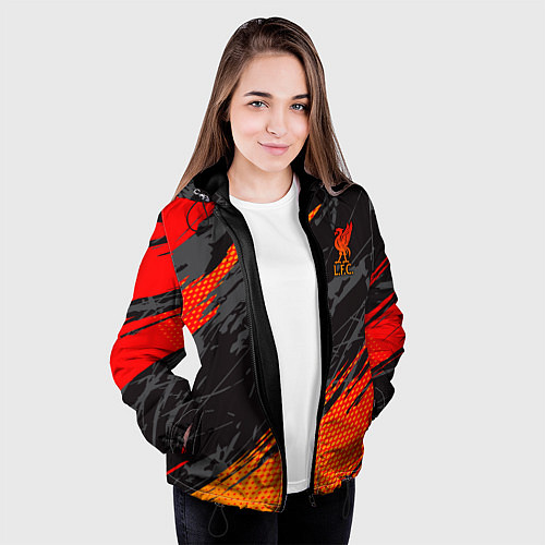 Женская куртка Liverpool F C / 3D-Черный – фото 3