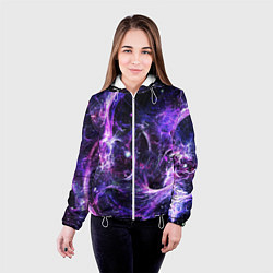 Куртка с капюшоном женская SPACE, цвет: 3D-белый — фото 2