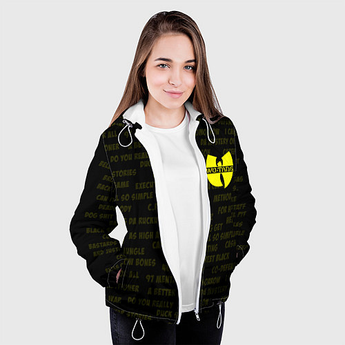 Женская куртка WU-TANG CLAN / 3D-Белый – фото 3
