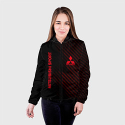 Куртка с капюшоном женская MITSUBISHI, цвет: 3D-черный — фото 2