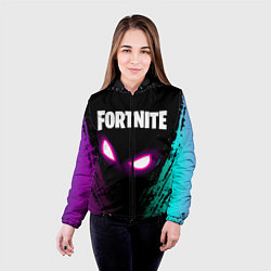 Куртка с капюшоном женская FORTNITE, цвет: 3D-черный — фото 2