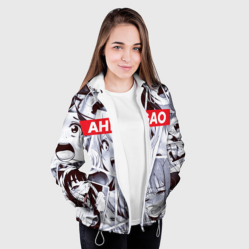 Женская куртка АХЕГАО / 3D-Белый – фото 3