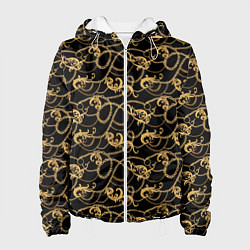 Куртка с капюшоном женская Versace, цвет: 3D-белый