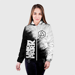 Куртка с капюшоном женская LINKIN PARK 3, цвет: 3D-белый — фото 2