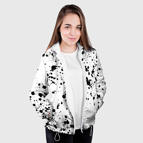 Женская куртка Далматинец / 3D-Белый – фото 3
