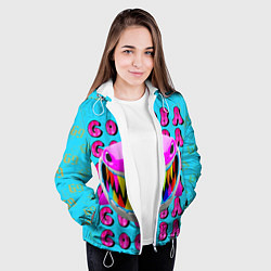 Куртка с капюшоном женская 6IX9INE- GOOBA, цвет: 3D-белый — фото 2