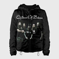 Куртка с капюшоном женская Children of Bodom 3, цвет: 3D-черный