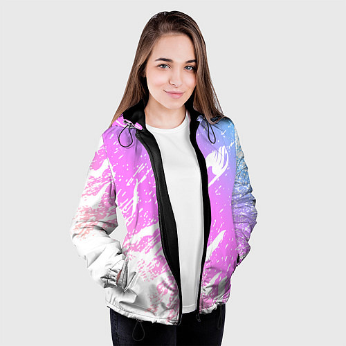 Женская куртка FAIRY TAIL / 3D-Черный – фото 3