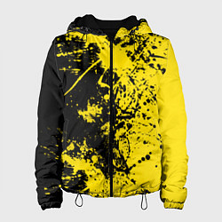 Куртка с капюшоном женская Ночное солнце, цвет: 3D-черный