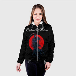 Куртка с капюшоном женская Children of Bodom 19, цвет: 3D-белый — фото 2