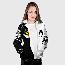 Куртка с капюшоном женская Добро и зло, Payton Moormeier, цвет: 3D-белый — фото 2
