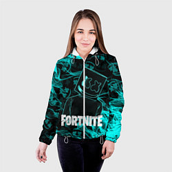 Куртка с капюшоном женская Fortnite Marshmello, цвет: 3D-белый — фото 2
