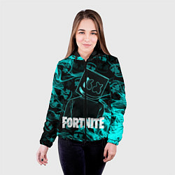 Куртка с капюшоном женская Fortnite Marshmello, цвет: 3D-черный — фото 2