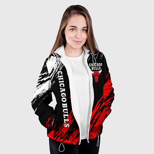 Женская куртка CHICAGO BULLS / 3D-Белый – фото 3