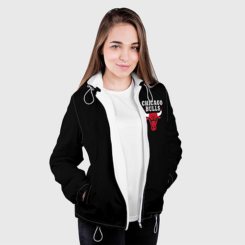 Женская куртка CHICAGO BULLS / 3D-Белый – фото 3