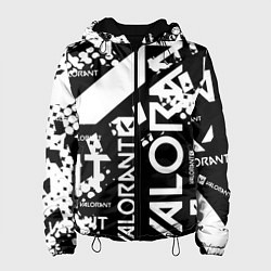 Куртка с капюшоном женская Valorant, цвет: 3D-черный