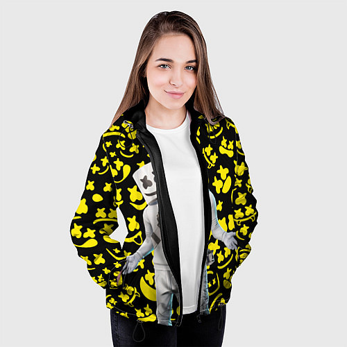 Женская куртка FORTNITE x MARSHMELLO / 3D-Черный – фото 3