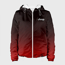 Куртка с капюшоном женская Jeep спина Z, цвет: 3D-белый