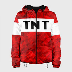 Куртка с капюшоном женская Minecraft, цвет: 3D-черный