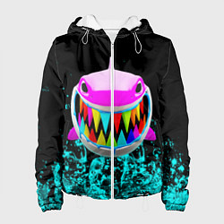 Куртка с капюшоном женская 6IX9INE, цвет: 3D-белый