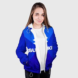 Куртка с капюшоном женская SUZUKI, цвет: 3D-белый — фото 2
