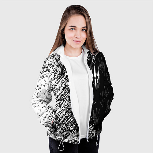 Женская куртка The Witcher / 3D-Белый – фото 3