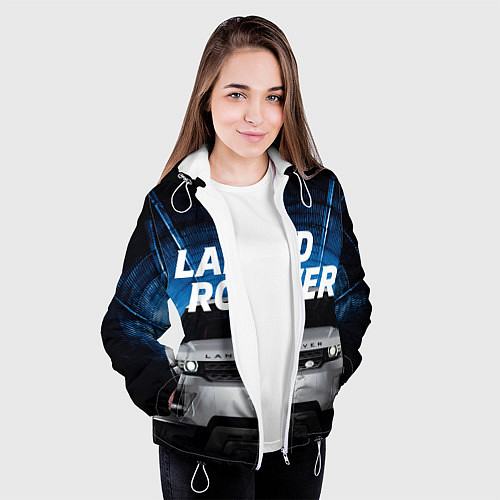 Женская куртка LAND ROVER / 3D-Белый – фото 3