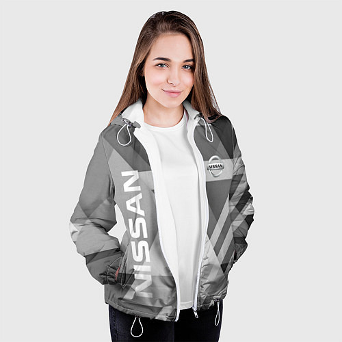 Женская куртка NISSAN / 3D-Белый – фото 3