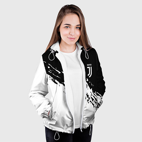 Женская куртка JUVENTUS / 3D-Белый – фото 3