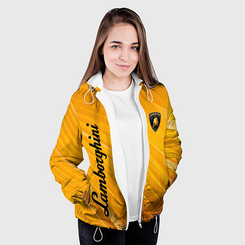 Женская куртка LAMBORGHINI / 3D-Белый – фото 3