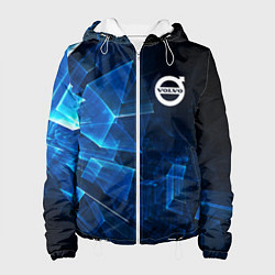 Куртка с капюшоном женская VOLVO, цвет: 3D-белый