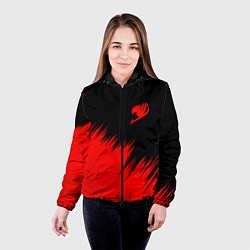 Куртка с капюшоном женская Fairy Tail, цвет: 3D-черный — фото 2