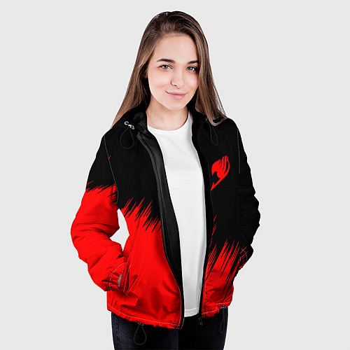 Женская куртка Fairy Tail / 3D-Черный – фото 3