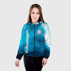 Куртка с капюшоном женская VOLKSWAGEN, цвет: 3D-черный — фото 2