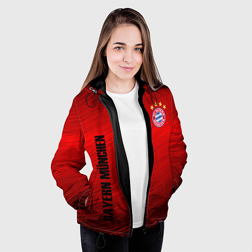 Женская куртка BAYERN MUNCHEN / 3D-Черный – фото 3