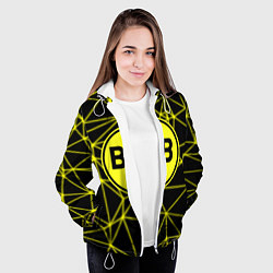 Куртка с капюшоном женская BORUSSIA, цвет: 3D-белый — фото 2