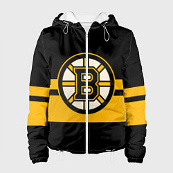 Куртка с капюшоном женская BOSTON BRUINS NHL, цвет: 3D-белый