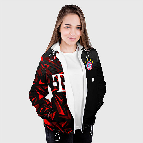 Женская куртка FC Bayern Munchen Форма / 3D-Белый – фото 3