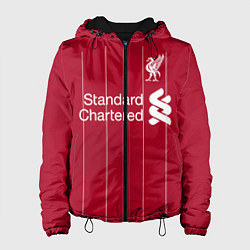 Куртка с капюшоном женская Liverpool FC, цвет: 3D-черный