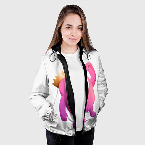 Женская куртка Fall Guys / 3D-Черный – фото 3