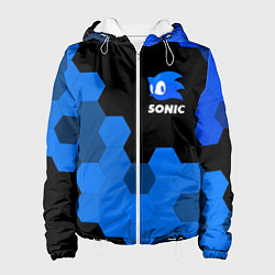 Куртка с капюшоном женская СОНИК SONIC, цвет: 3D-белый