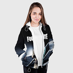 Куртка с капюшоном женская FORTNITE, цвет: 3D-белый — фото 2