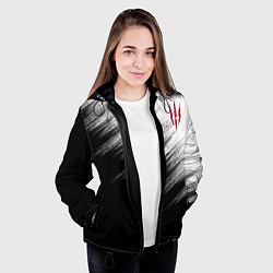 Куртка с капюшоном женская The Witcher, цвет: 3D-черный — фото 2