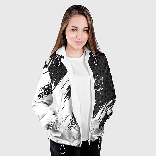 Женская куртка MAZDA / 3D-Белый – фото 3