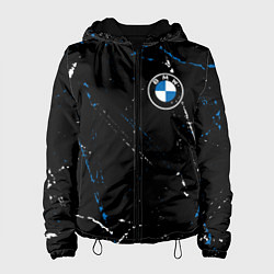 Куртка с капюшоном женская BMW БМВ, цвет: 3D-черный