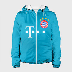 Куртка с капюшоном женская Bayern Бавария 20-21 г, цвет: 3D-белый